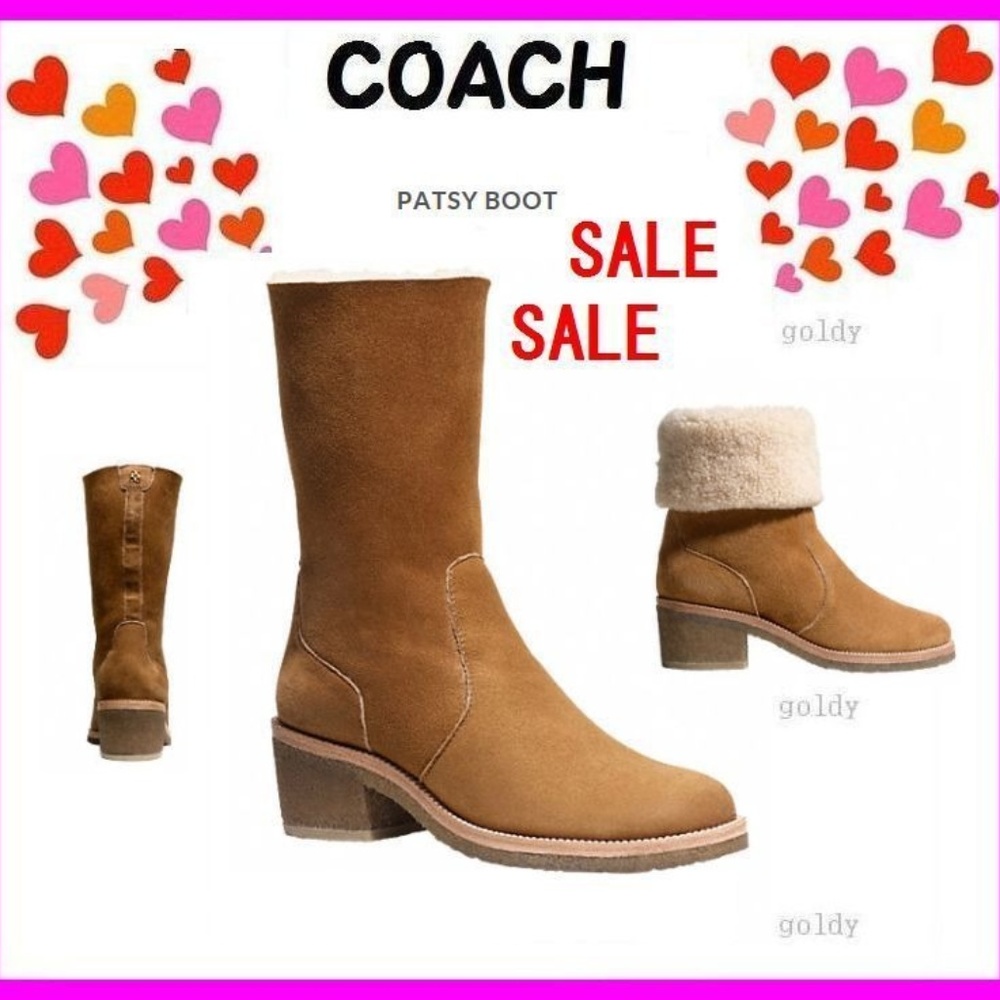 Coach Patsy Booties Women's Size 8 Like New w/Box